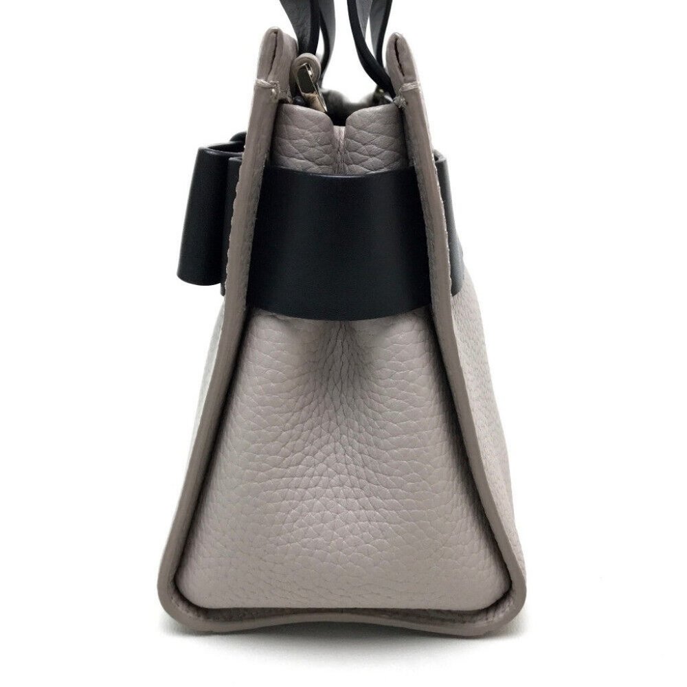 KATE SPADE Poplar Street Tote Bag Gray Beige/Black - Picture 5 of 12